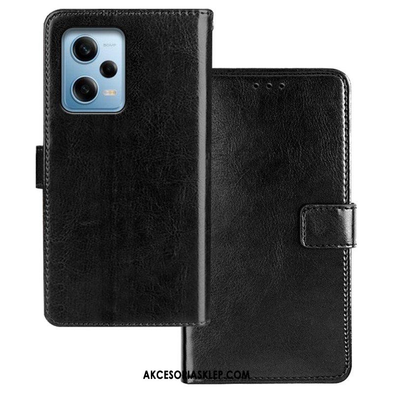 Etui Folio do Poco X5 Pro 5G Skórzany Styl Idewei