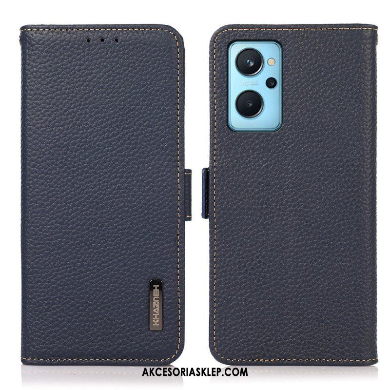 Etui Folio do Realme 9i Skóra Liczi