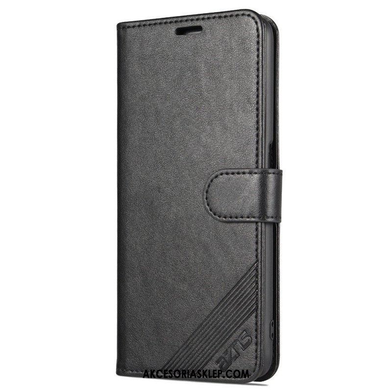 Etui Folio do Realme 9i Skóra W Stylu Azns