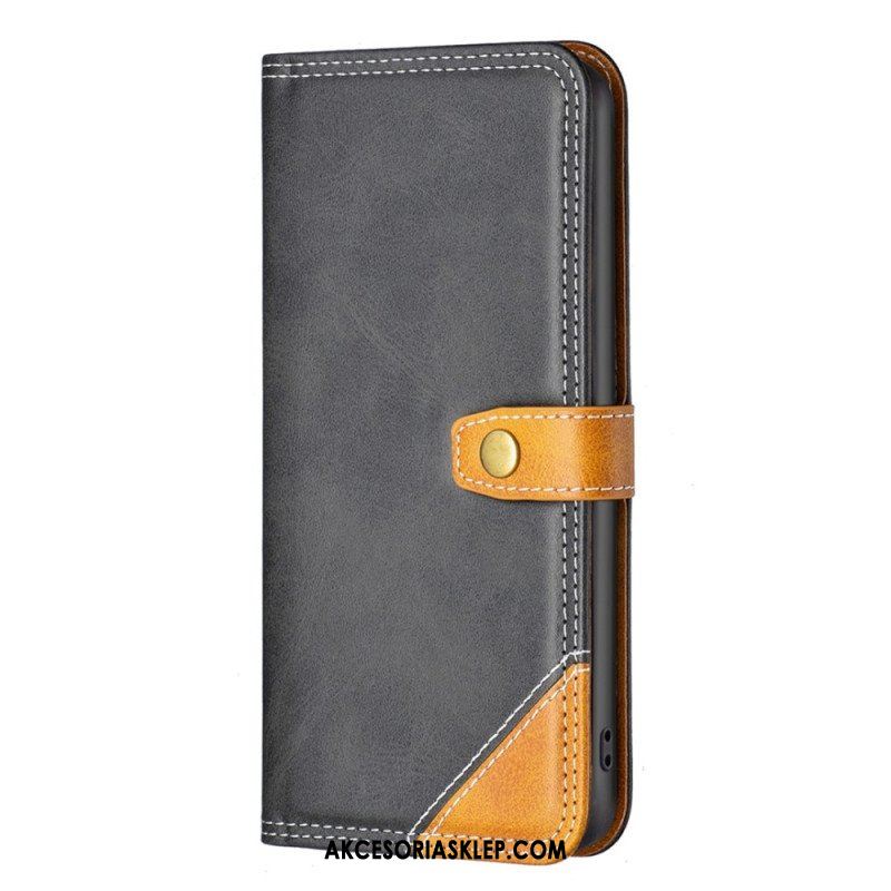 Etui Folio do Realme C35 Dwukolorowy Kolor Binfen