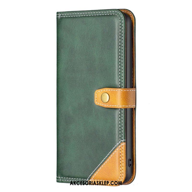 Etui Folio do Realme C35 Dwukolorowy Kolor Binfen