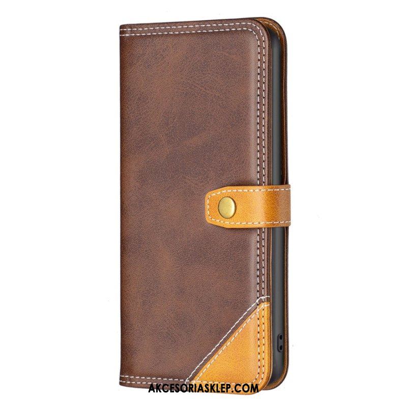 Etui Folio do Realme C35 Dwukolorowy Kolor Binfen