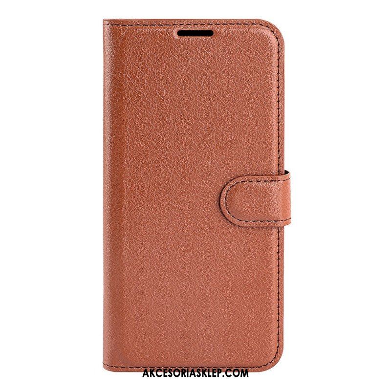 Etui Folio do Realme C35 Tekstura Liczi