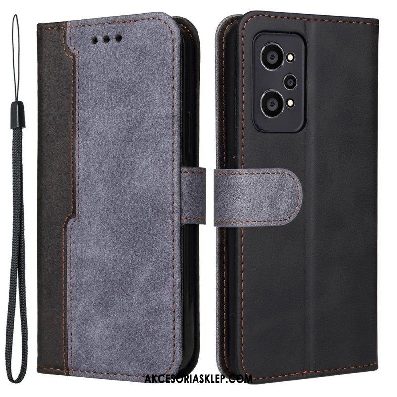 Etui Folio do Realme GT Neo 3T / Neo 2 Dwutonowy