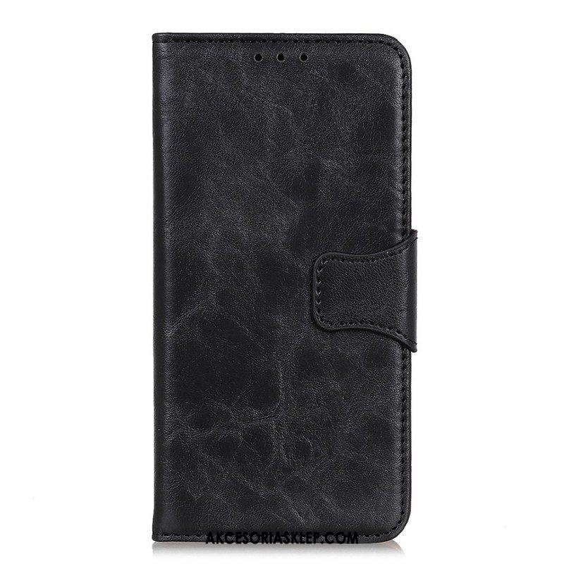 Etui Folio do Samsung Galaxy A13 5G / A04s Dwustronne Zapięcie Ze Skóry Dwoinowej