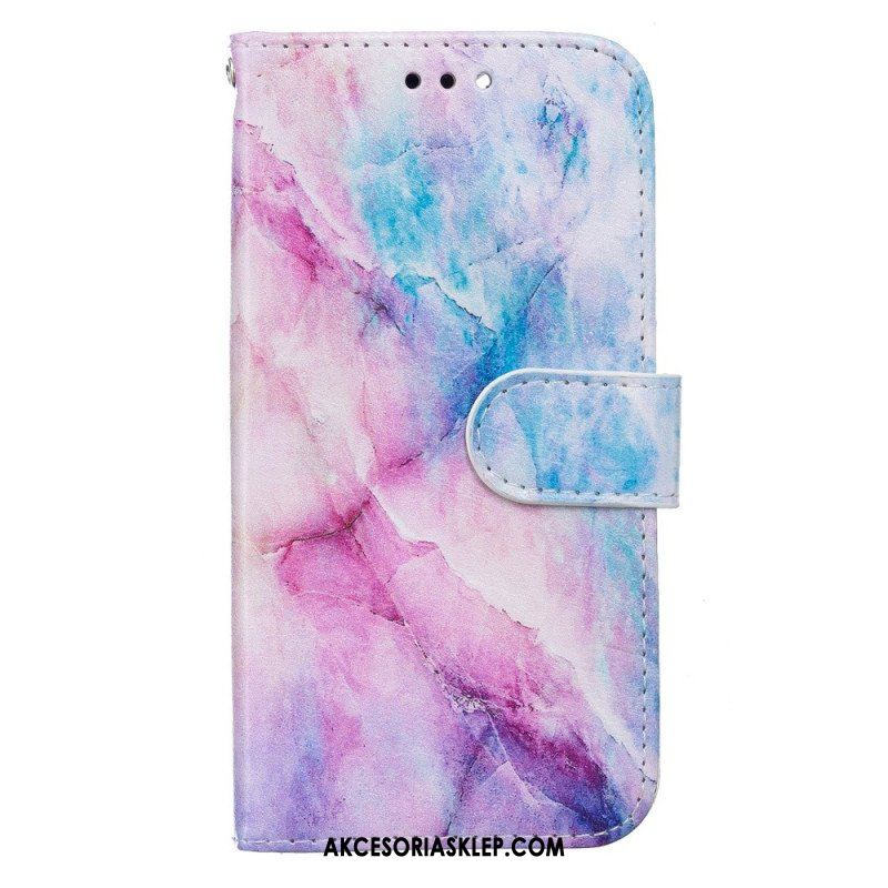 Etui Folio do Samsung Galaxy A13 5G / A04s Intensywny Marmur