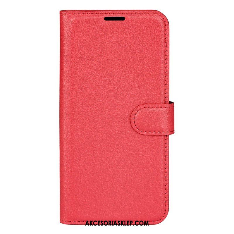 Etui Folio do Samsung Galaxy A14 / A14 5G Klasyczna Sztuczna Skóra