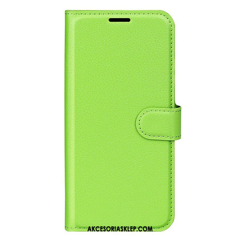 Etui Folio do Samsung Galaxy A14 / A14 5G Klasyczna Sztuczna Skóra