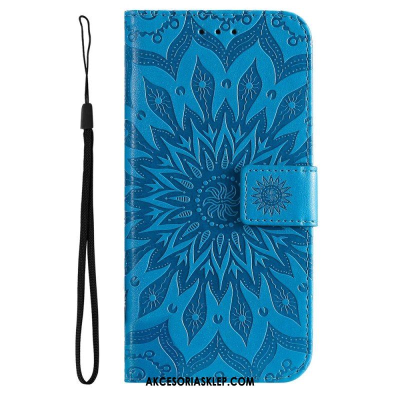 Etui Folio do Samsung Galaxy A14 / A14 5G Mandala Sun Ze Smyczą