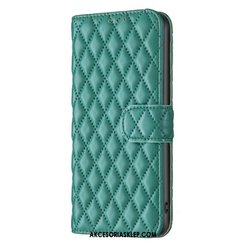 Etui Folio do Samsung Galaxy A14 / A14 5G Pikowany Styl