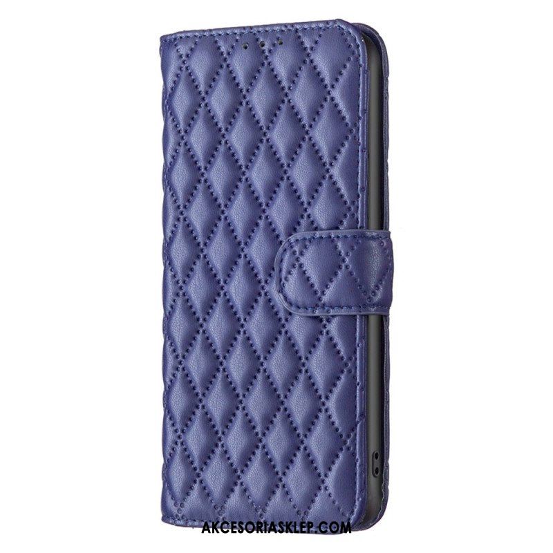 Etui Folio do Samsung Galaxy A14 / A14 5G Pikowany Styl