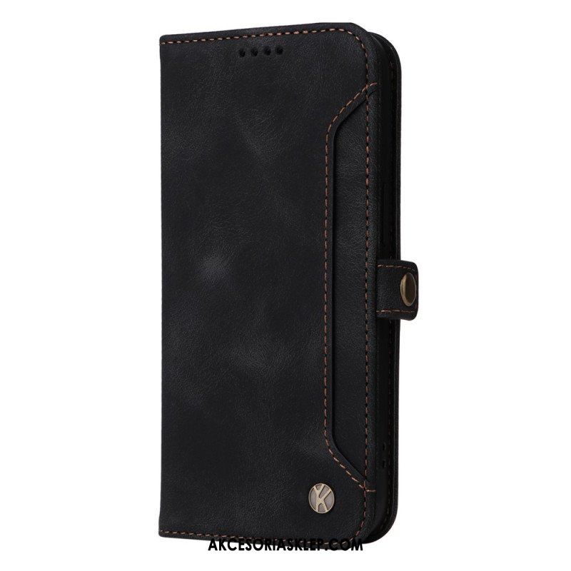 Etui Folio do Samsung Galaxy A14 / A14 5G Posiadacz Karty Z Przodu