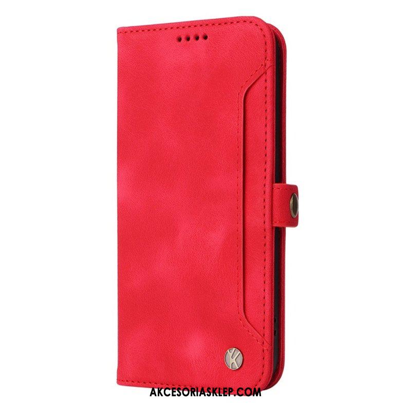 Etui Folio do Samsung Galaxy A14 / A14 5G Posiadacz Karty Z Przodu