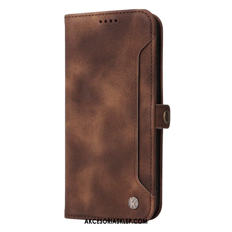 Etui Folio do Samsung Galaxy A14 / A14 5G Posiadacz Karty Z Przodu