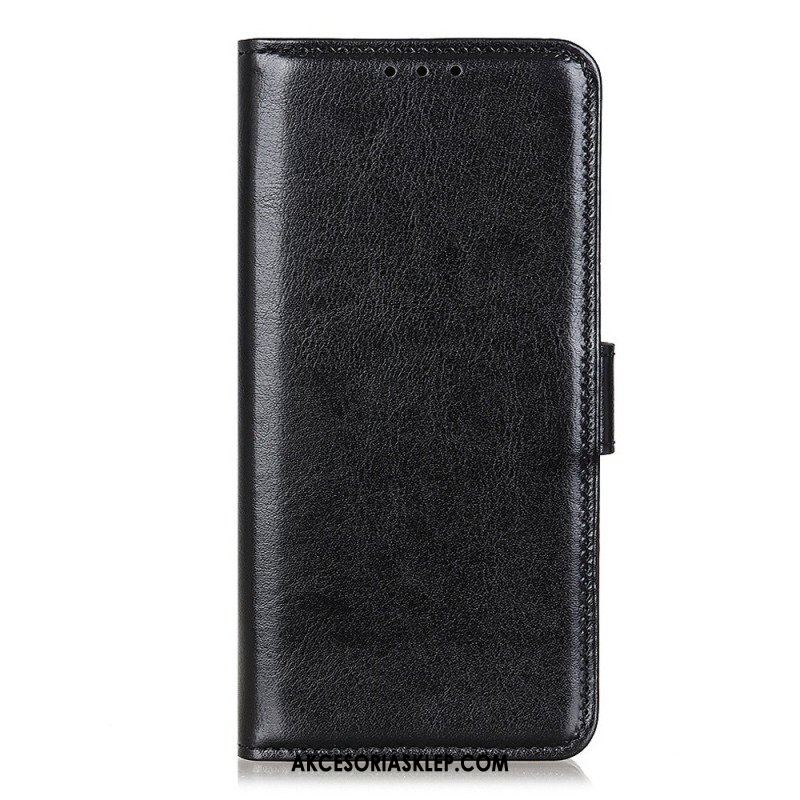 Etui Folio do Samsung Galaxy A14 / A14 5G Sztuczna Skóra Lakierowana