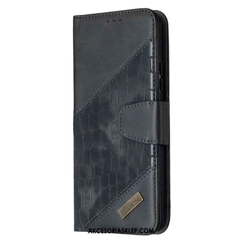 Etui Folio do Samsung Galaxy A42 5G Klasyczna Skóra Krokodyla