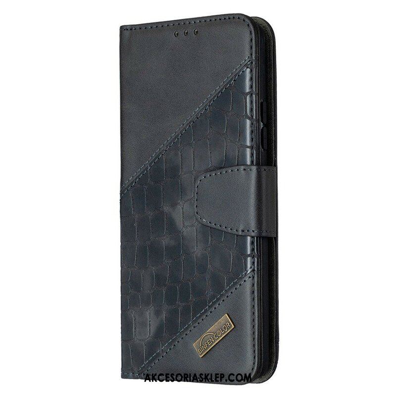 Etui Folio do Samsung Galaxy A42 5G Klasyczna Skóra Krokodyla