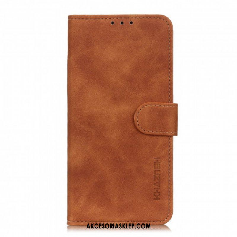 Etui Folio do Samsung Galaxy A52 4G / A52 5G / A52s 5G Khazneh Efekt Skóry W Stylu Vintage