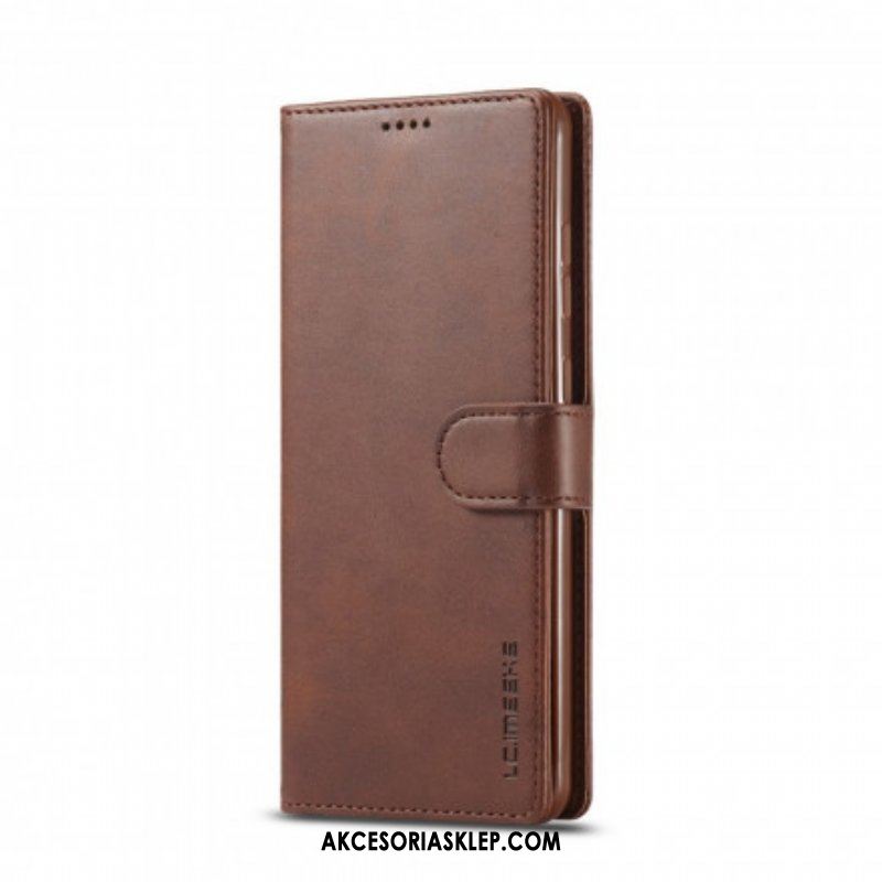 Etui Folio do Samsung Galaxy A52 4G / A52 5G / A52s 5G Lc.imeeke Efekt Skóry