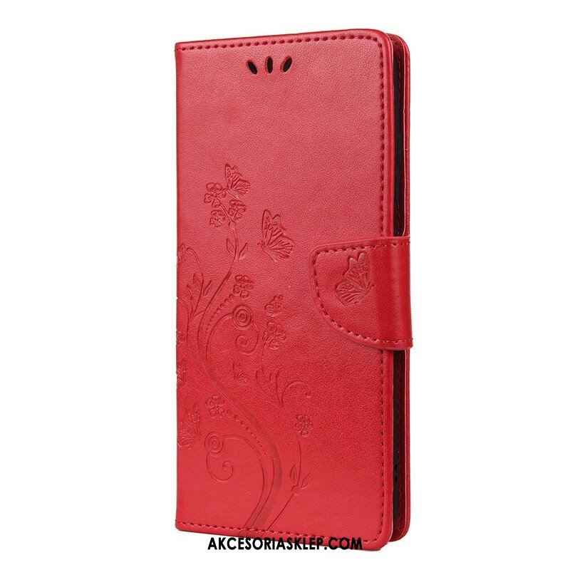 Etui Folio do Samsung Galaxy A52 4G / A52 5G / A52s 5G Zaczarowane Motyle