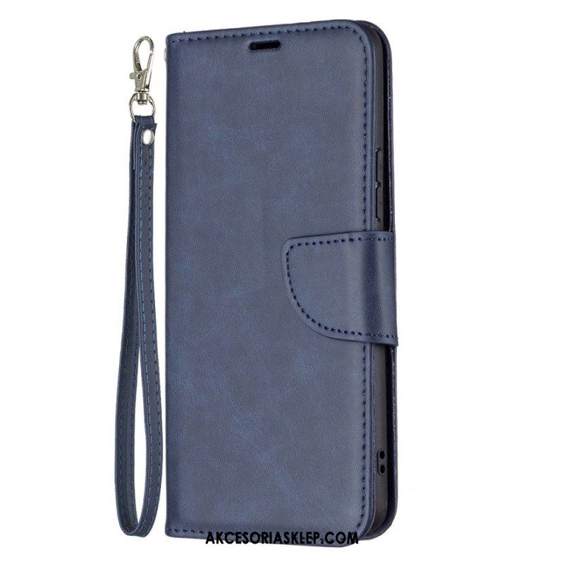 Etui Folio do Samsung Galaxy A53 5G Gładkie Ukośne Zapięcie