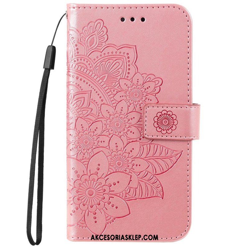 Etui Folio do Samsung Galaxy A53 5G Kwiatowa Mandala