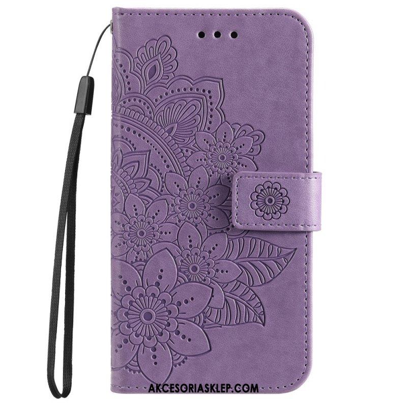 Etui Folio do Samsung Galaxy A53 5G Kwiatowa Mandala