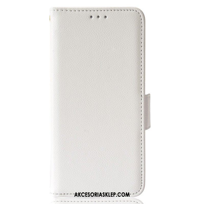 Etui Folio do Samsung Galaxy A53 5G Tradycyjna Sztuczna Skóra Liczi