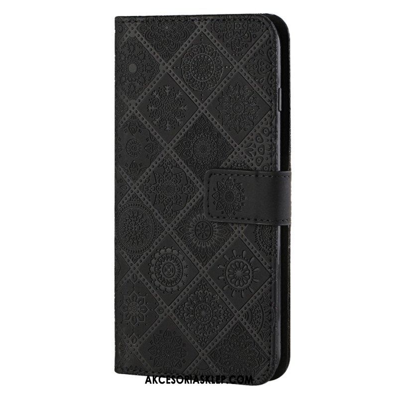 Etui Folio do Samsung Galaxy A54 5G Kwiatowe Wzory