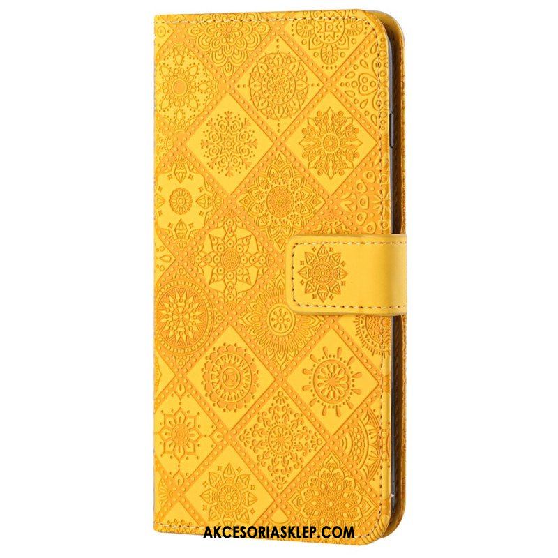 Etui Folio do Samsung Galaxy A54 5G Kwiatowe Wzory