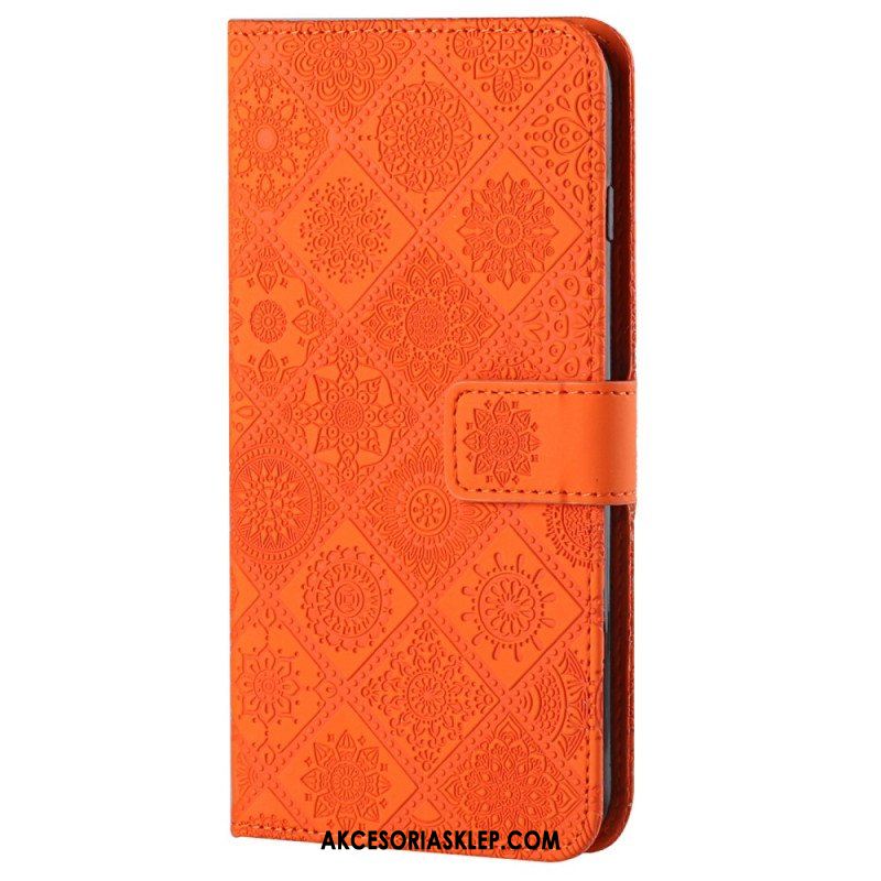 Etui Folio do Samsung Galaxy A54 5G Kwiatowe Wzory