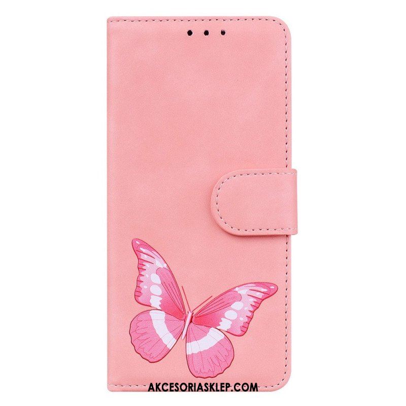 Etui Folio do Samsung Galaxy A54 5G Motyl