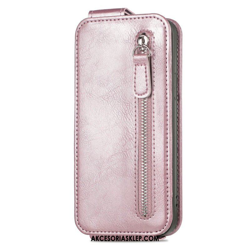 Etui Folio do Samsung Galaxy A54 5G Portfel Skórzany Futerał Pionowe Przerzucanie Z Portfelem