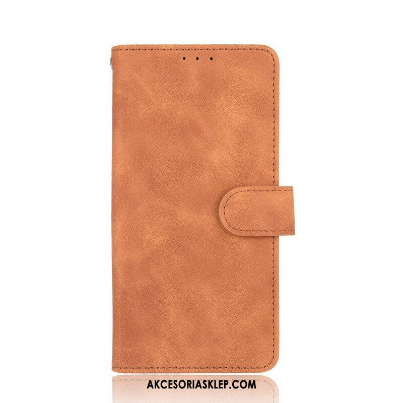 Etui Folio do Samsung Galaxy M12 / A12 Dotyk Skóry