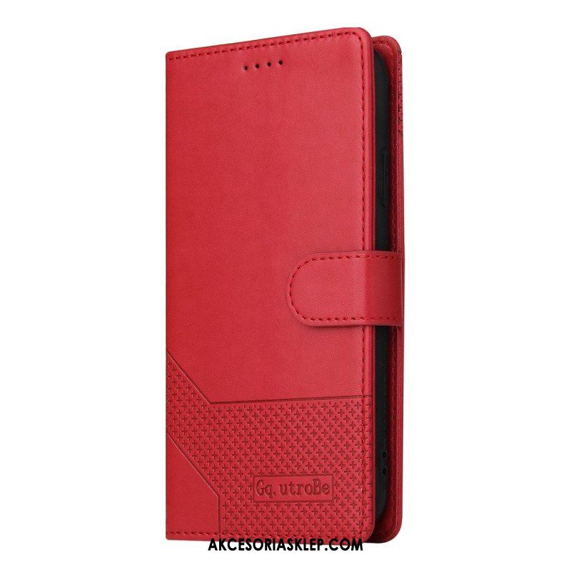 Etui Folio do Samsung Galaxy M12 / A12 Efekt Skóry Gq.utrobe