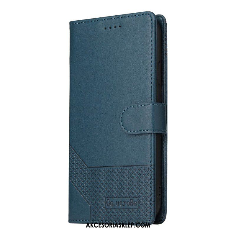 Etui Folio do Samsung Galaxy M12 / A12 Efekt Skóry Gq.utrobe