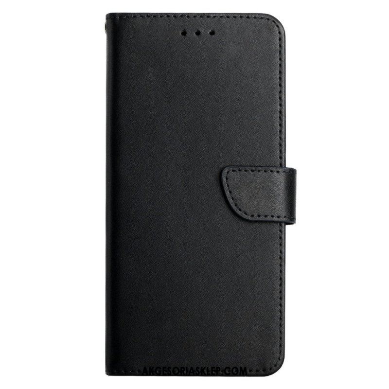 Etui Folio do Samsung Galaxy M12 / A12 Prawdziwa Skóra Nappa