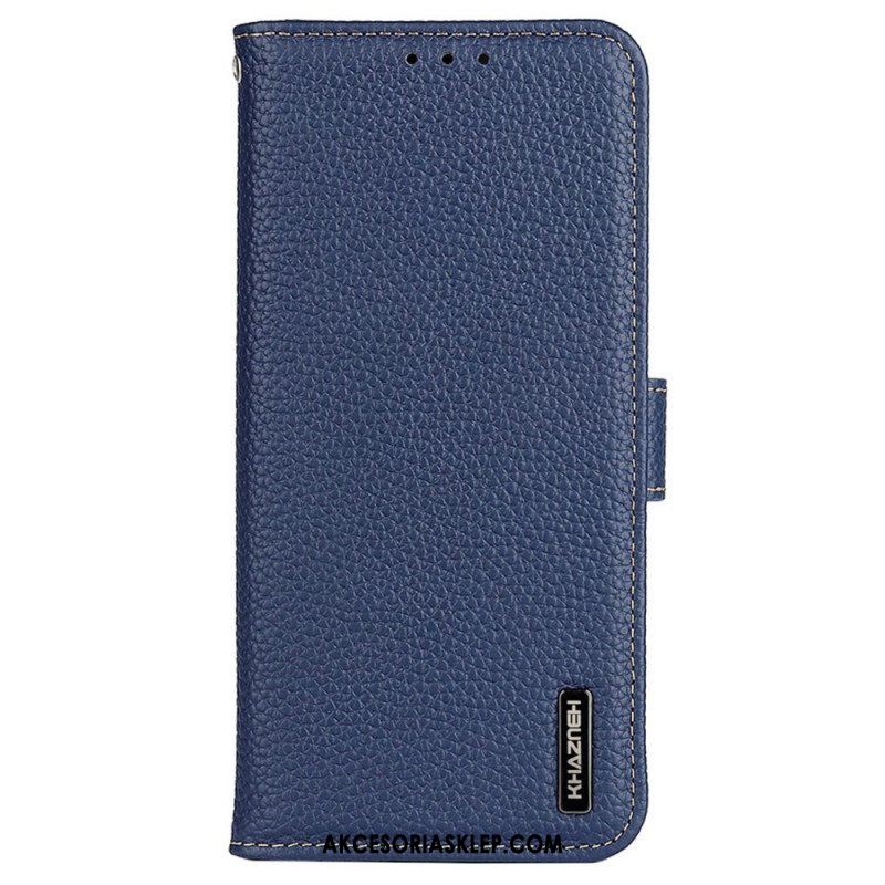 Etui Folio do Samsung Galaxy M13 Khazneh Skóra Liczi