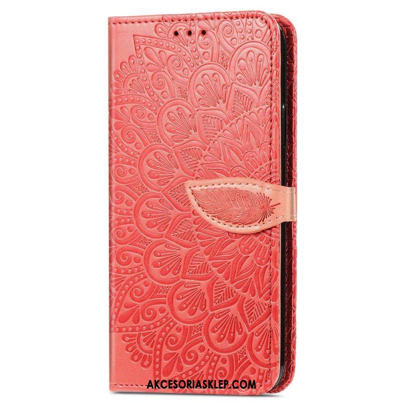 Etui Folio do Samsung Galaxy M13 Plemienne Liście