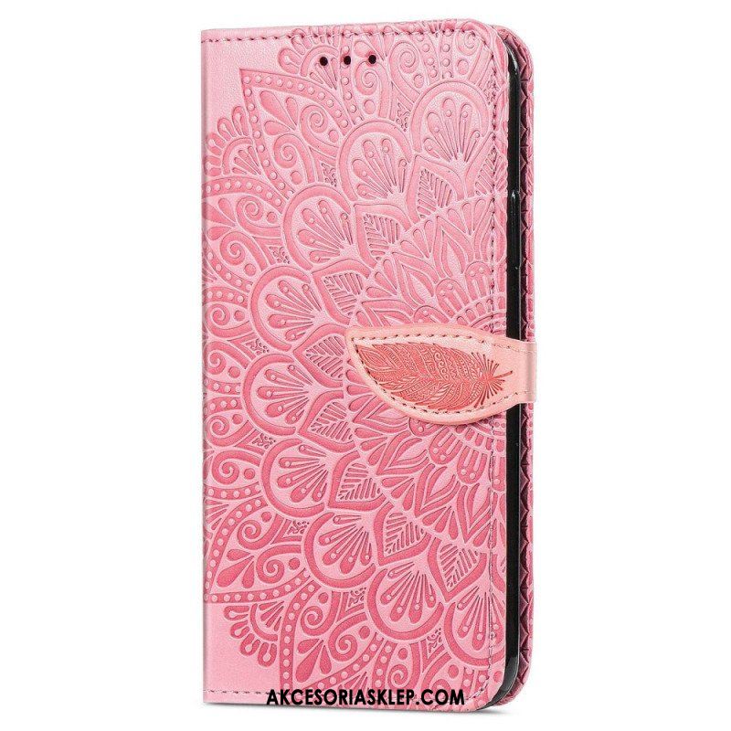 Etui Folio do Samsung Galaxy M13 Plemienne Liście