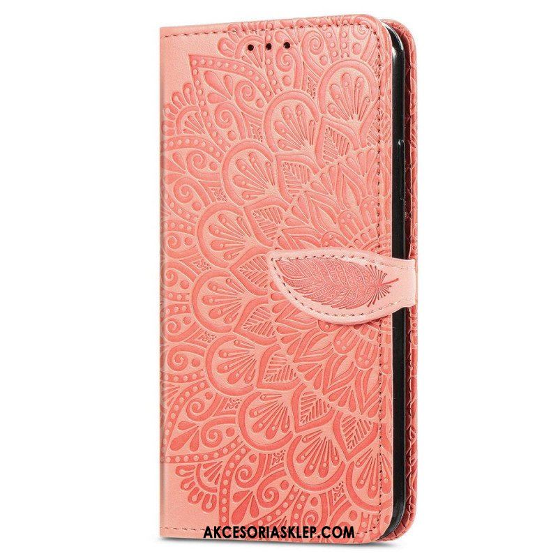 Etui Folio do Samsung Galaxy M13 Plemienne Liście