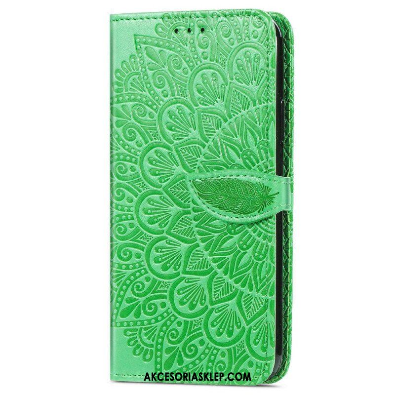 Etui Folio do Samsung Galaxy M13 Plemienne Liście