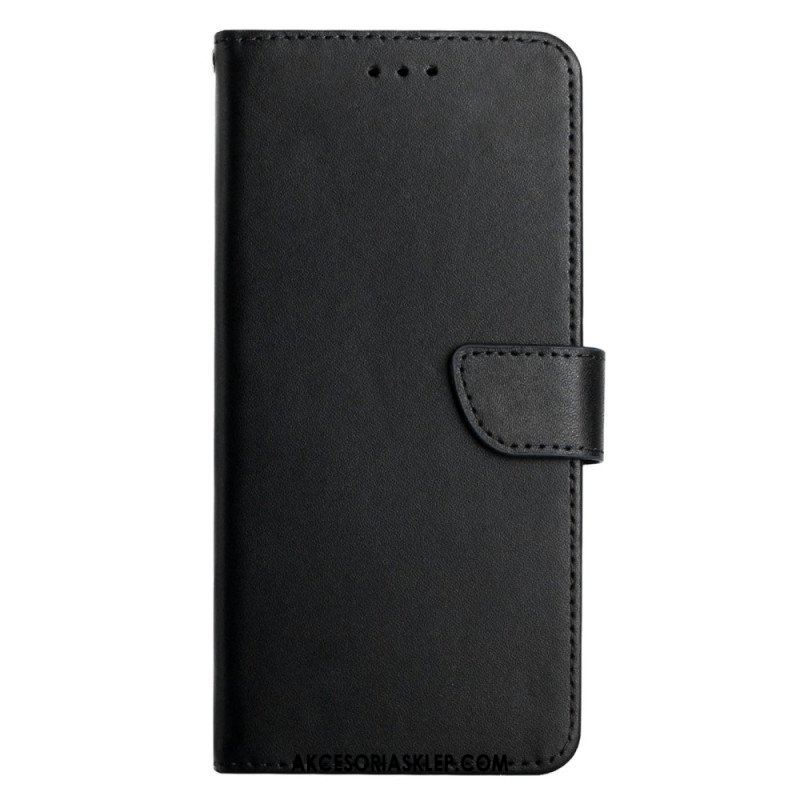 Etui Folio do Samsung Galaxy M13 Prawdziwa Skóra Nappa