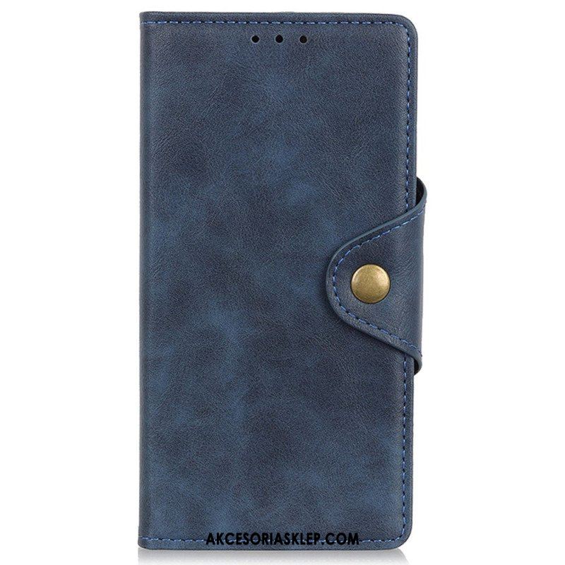 Etui Folio do Samsung Galaxy M13 Przycisk Zapięcia