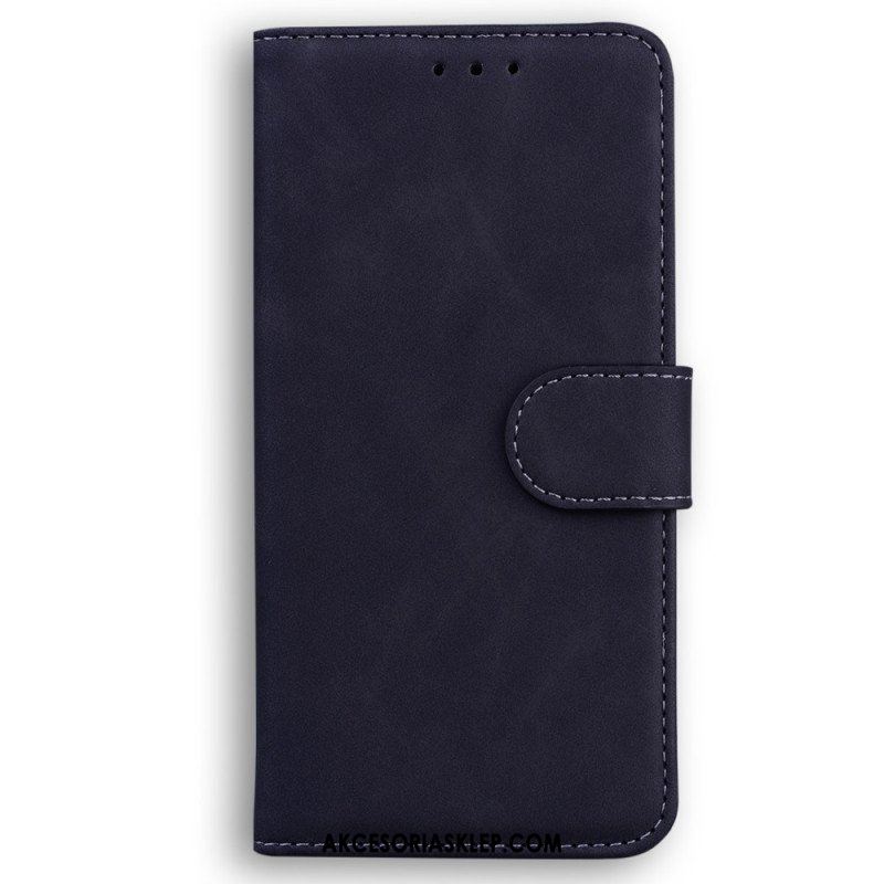 Etui Folio do Samsung Galaxy M13 Skórzany Efekt Couture