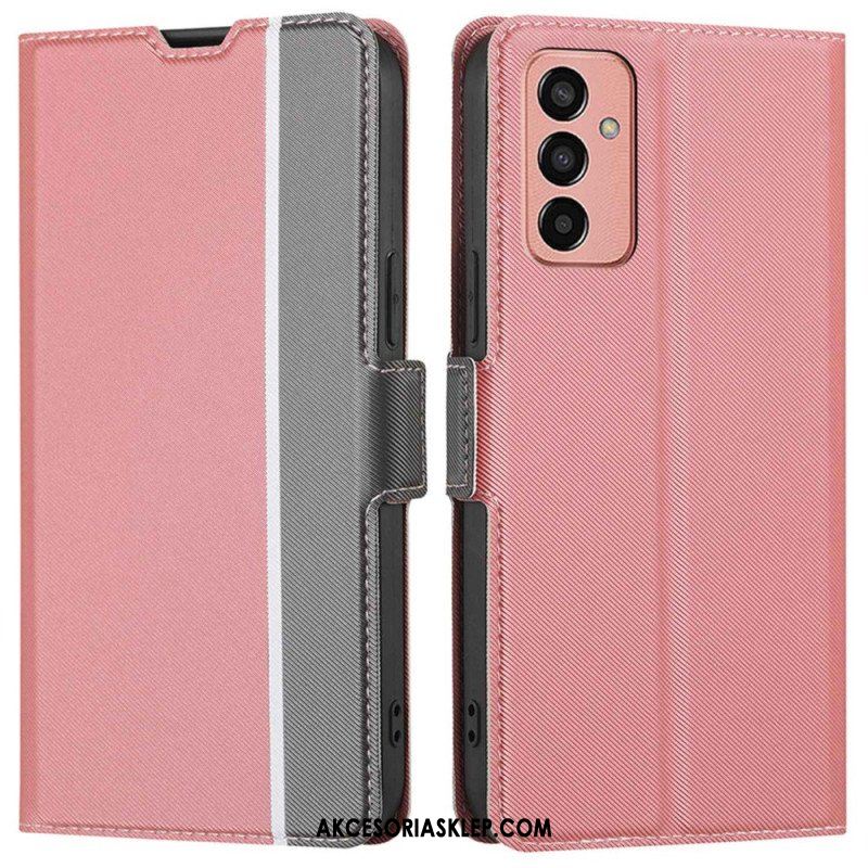 Etui Folio do Samsung Galaxy M13 Ultra Cienki Dwukolorowy