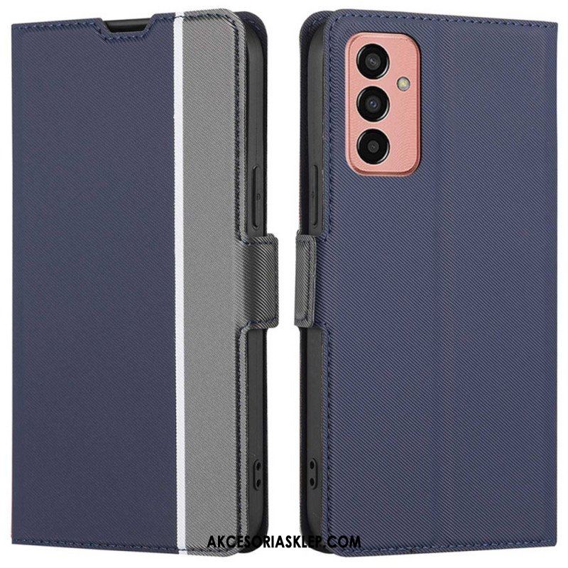 Etui Folio do Samsung Galaxy M13 Ultra Cienki Dwukolorowy