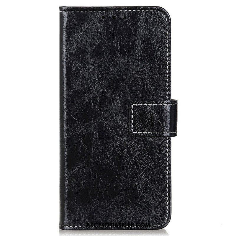 Etui Folio do Samsung Galaxy M23 5G Błyszcząca Sztuczna Skóra