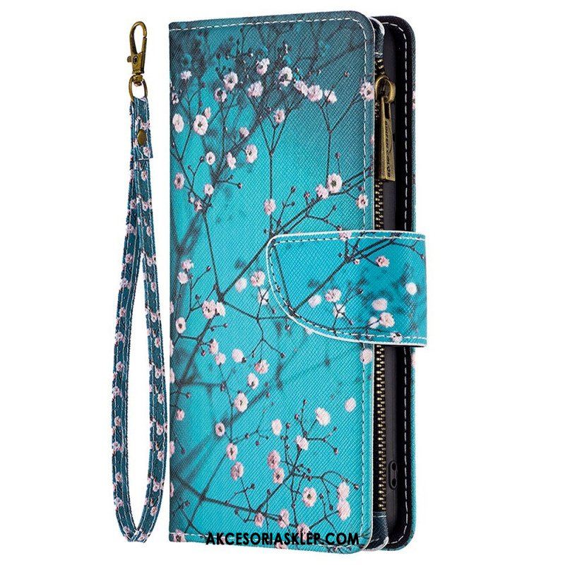 Etui Folio do Samsung Galaxy M23 5G Drzewna Torebka I Smycz