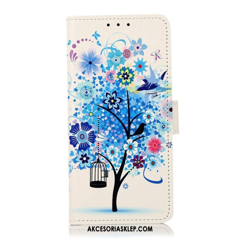 Etui Folio do Samsung Galaxy M23 5G Kwitnące Drzewo